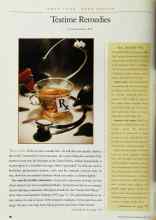 Better Homes & Gardens April 1997 Magazine Article: Teatime Remedies