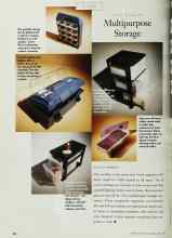 Better Homes & Gardens April 1997 Magazine Article: New Ideas in Multipurpose Storage