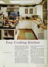 Better Homes & Gardens April 1997 Magazine Article: Easy-Cooking Kitchen