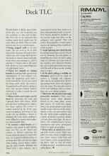 Better Homes & Gardens April 1997 Magazine Article: Deck TLC