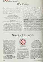 Better Homes & Gardens April 1997 Magazine Article: Nutrition Information