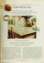 Better Homes & Gardens May 1997 Magazine Article: A Dab Will Do You