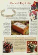 Better Homes & Gardens May 1997 Magazine Article: Mother's Day Gifts