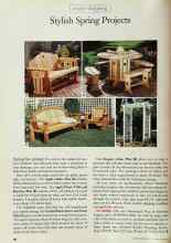 Better Homes & Gardens May 1997 Magazine Article: Stylish Spring Projects