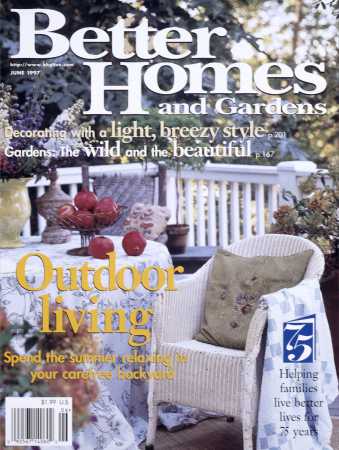 Better Homes & Gardens June 1997 Magazine Cover