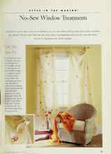 Better Homes & Gardens June 1997 Magazine Article: No--Sew Window Treatments