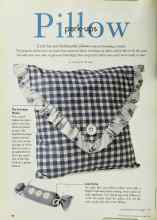 Better Homes & Gardens June 1997 Magazine Article: Pillow perk-ups