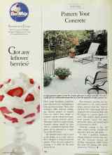 Better Homes & Gardens June 1997 Magazine Article: Pattern Your Concrete