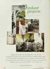 Better Homes & Gardens June 1997 Magazine Article: Outdoor projects