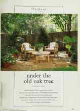 Better Homes & Gardens June 1997 Magazine Article: Under the old oak tree