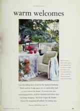 Better Homes & Gardens June 1997 Magazine Article: Warm welcomes
