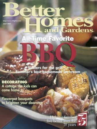 Better Homes & Gardens July 1997 Magazine Cover