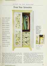 Better Homes & Gardens July 1997 Magazine Article: Four Star Armoires