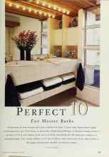 Better Homes & Gardens July 1997 Magazine Article: PERFECT 10 For Master Baths