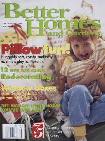 Better Homes & Gardens August 1997 Magazine Cover