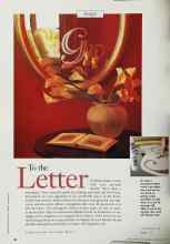 Better Homes & Gardens September 1997 Magazine Article: To the Letter