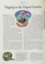 Better Homes & Gardens September 1997 Magazine Article: Digging in the Digital Garden