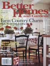 Better Homes & Gardens September 1997 Magazine Cover