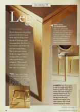 Better Homes & Gardens October 1997 Magazine Article: Legs