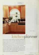 Better Homes & Gardens October 1997 Magazine Article: Kitchen planner