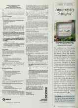 Better Homes & Gardens October 1997 Magazine Article: Anniversary Sampler