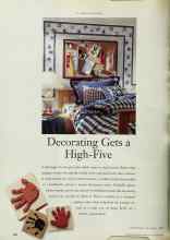 Better Homes & Gardens October 1997 Magazine Article: Decorating Gets a High-Five