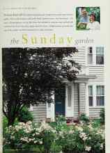 Better Homes & Gardens October 1997 Magazine Article: The Sunday garden