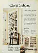 Better Homes & Gardens November 1997 Magazine Article: Clever Cubbies