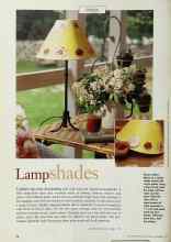 Better Homes & Gardens November 1997 Magazine Article: Lampshades