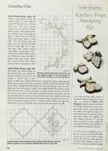 Better Homes & Gardens November 1997 Magazine Article: Kitchen Fruit Stamping Kit