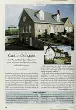 Better Homes & Gardens November 1997 Magazine Article: Cast in Concrete