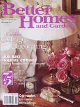 Better Homes & Gardens November 1997 Magazine Cover