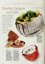 Better Homes & Gardens December 1997 Magazine Article: Healthy Gadgets and Gifts