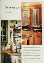 Better Homes & Gardens January 1998 Magazine Article: Statement Kitchens