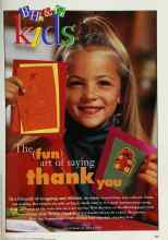 Better Homes & Gardens January 1998 Magazine Article: The (fun) art of saying thank you
