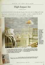 Better Homes & Gardens February 1998 Magazine Article: STYLE IN THE MAKING
