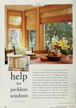 Better Homes & Gardens March 1998 Magazine Article: Help for problem windows