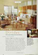 Better Homes & Gardens March 1998 Magazine Article: Great Divides