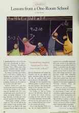 Better Homes & Gardens March 1998 Magazine Article: Lessons from a One-Room School