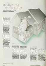 Better Homes & Gardens March 1998 Magazine Article: Daylighting TIPS YOU CAN USE