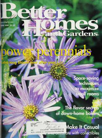 Better Homes & Gardens April 1998 Magazine Cover