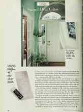 Better Homes & Gardens April 1998 Magazine Article: Stencil Over Glass