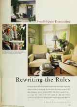 Better Homes & Gardens April 1998 Magazine Article: Small-Space Decorating