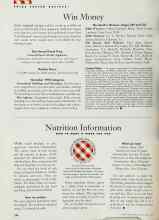 Better Homes & Gardens April 1998 Magazine Article: Nutrition Information