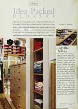 Better Homes & Gardens May 1998 Magazine Article: Idea-Packed CLOSETS