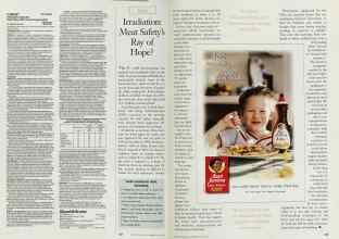 Better Homes & Gardens May 1998 Magazine Article: Irradiation: Meat Safety's Ray of Hope?