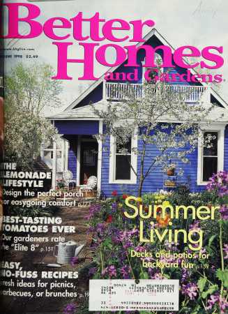 Better Homes & Gardens June 1998 Magazine Cover