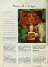 Better Homes & Gardens June 1998 Magazine Article: Mediate, Don't Litigate