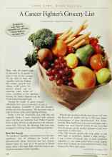 Better Homes & Gardens June 1998 Magazine Article: A Cancer Fighter's Grocery List