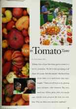 Better Homes & Gardens June 1998 Magazine Article: Tops in Tomato Taste
